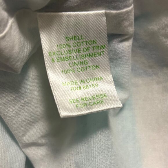 Lilly Pulitzer Womens Sandrine Dress Shorely Blue Sleeveless Size 4 - Picture 12 of 12